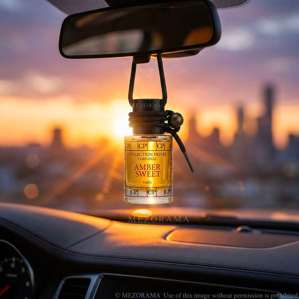 Parfum Voiture, Amber Sweet, Diffuseur Suspendu