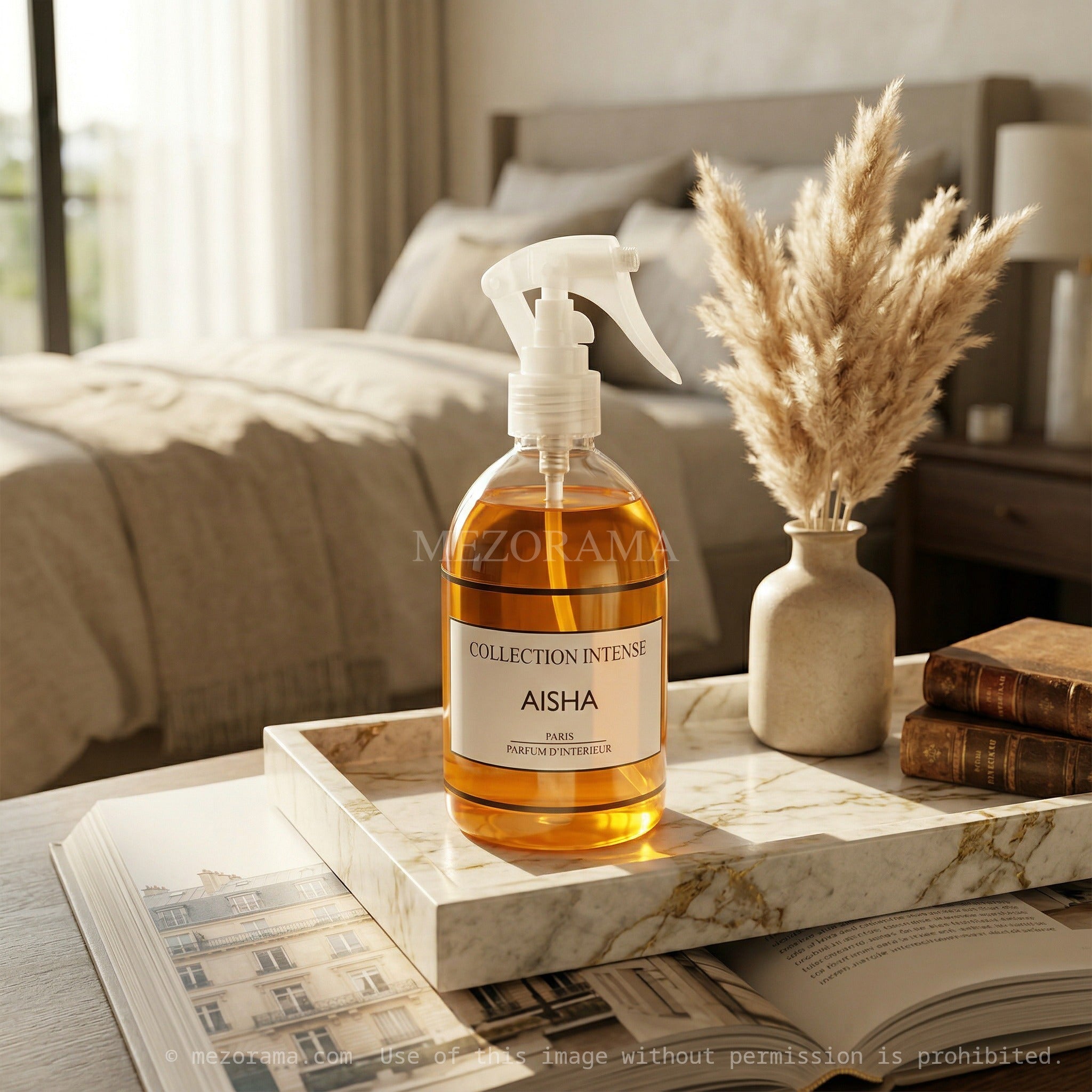 Parfum d’Intérieur, Parfum voiture, parfum en spray pour Textiles, Collection intense 250ml