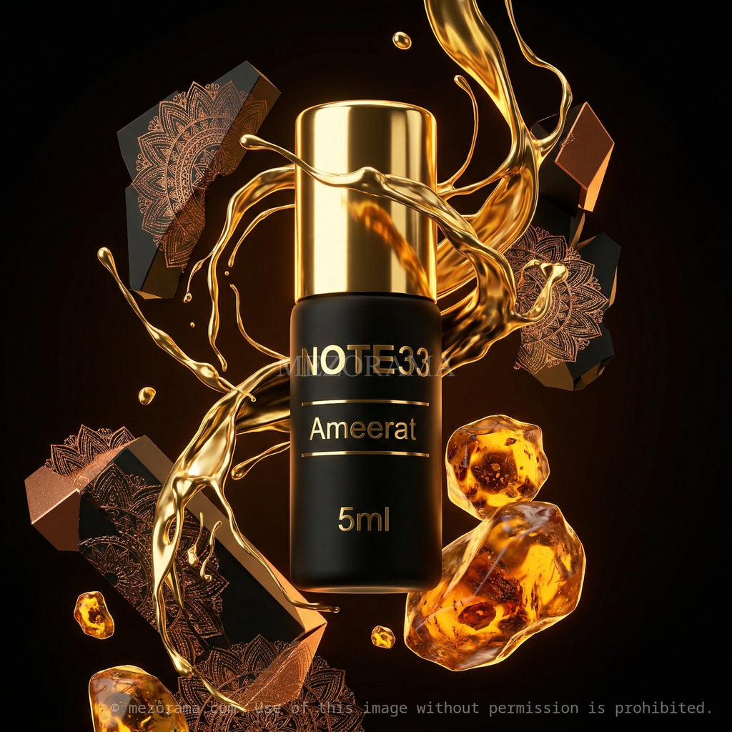 Parfum oriental envoûtant, Ameerat NOTE33, Roll-on, Extrait de parfum, 5ml