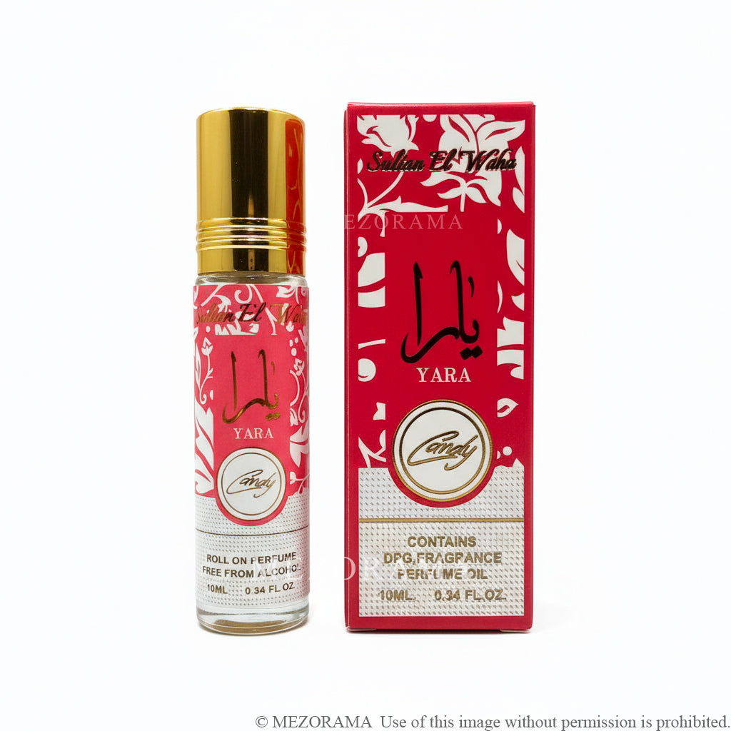 Musc Oriental Gourmand, YARA CANDY, Roll-on Parfum, 10 ml