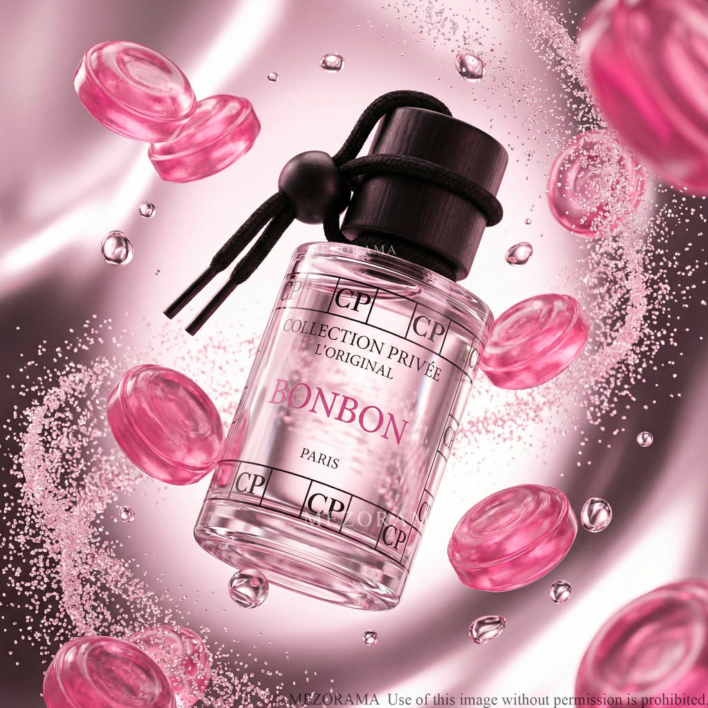 Parfum Voiture, Senteur Bonbon, Diffuseur Suspendu, 10ml