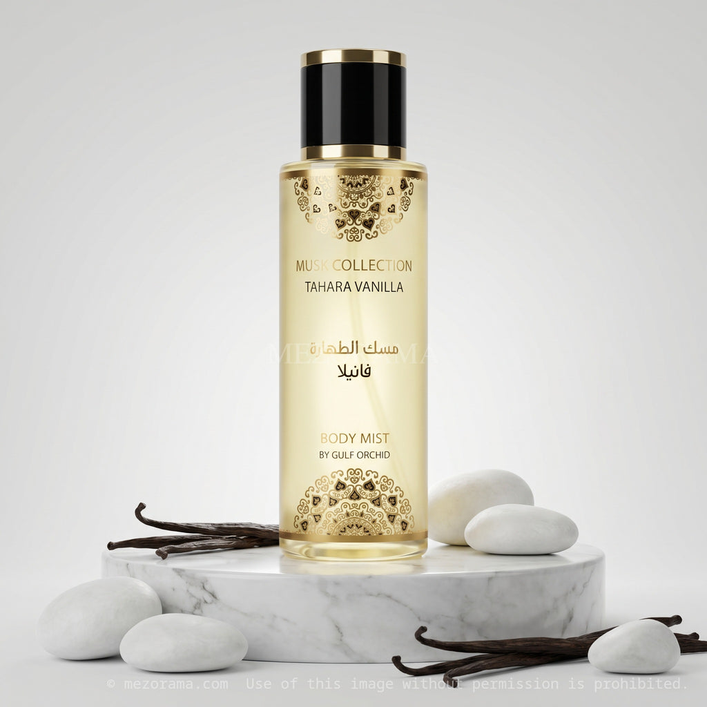 White Musk Fresh Linen, Tahara Vanilla, Fragrance Mist, 250 ML