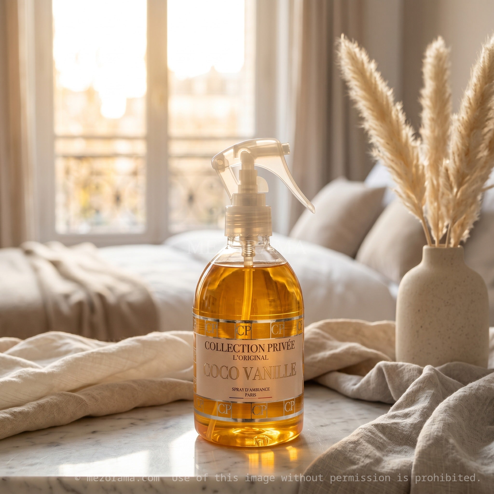 Parfum d’Intérieur, Parfum voiture, parfum en spray pour Textiles, Collection intense 250ml