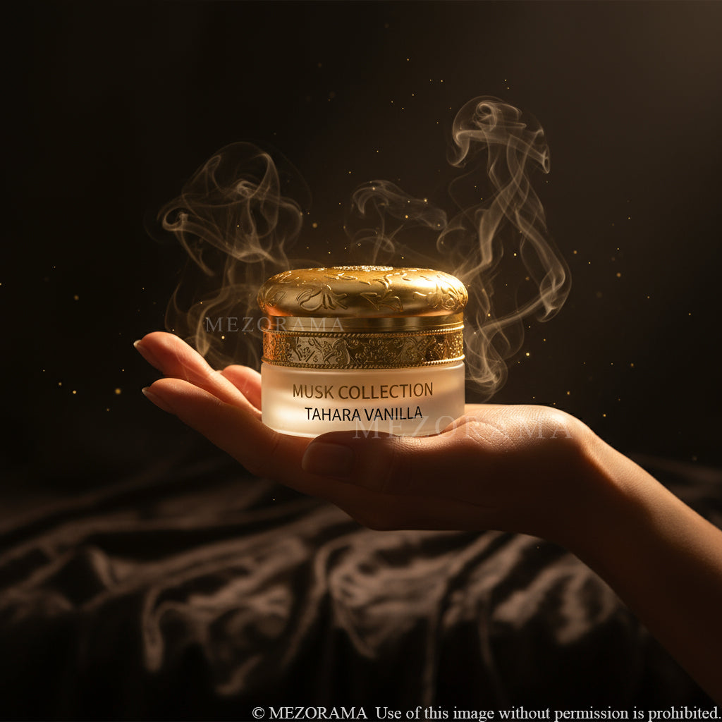 Musc Vanille -Collection Tahara Vanilla- BAUME Corps et cheveux Parfumé - Musk Collection - 25grm