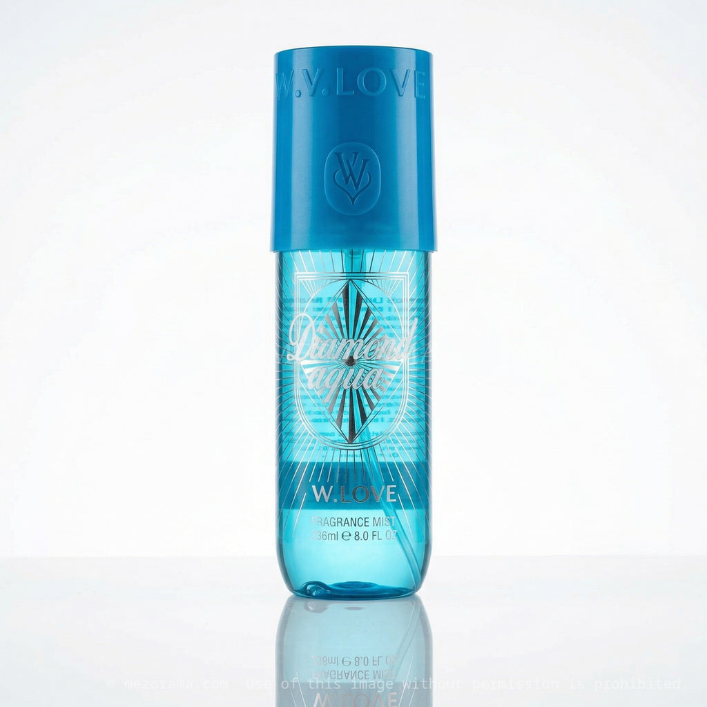 Fraîcheur aquatique intense, V.V.LOVE Diamond Aqua, Océan, Brume parfumée, 150ml