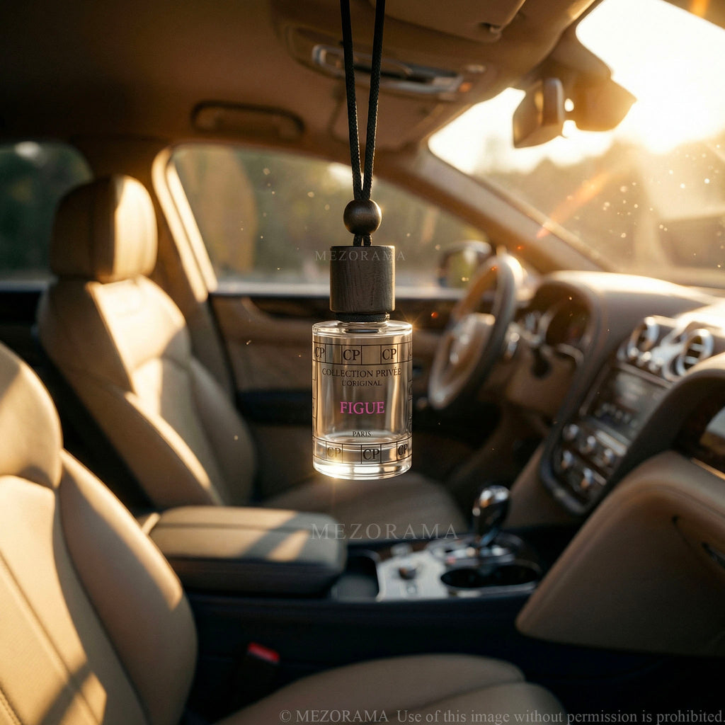 Parfum voiture, Senteur Figue, Diffuseur auto suspendu, 10ml