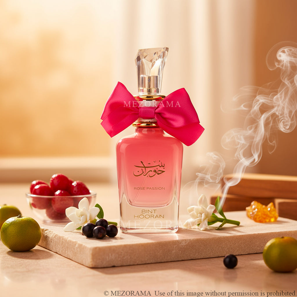 Sillage Sensuel, Fruité Gourmand, Bint Hooran, Rose Passion, Eau de Parfum, 100ml