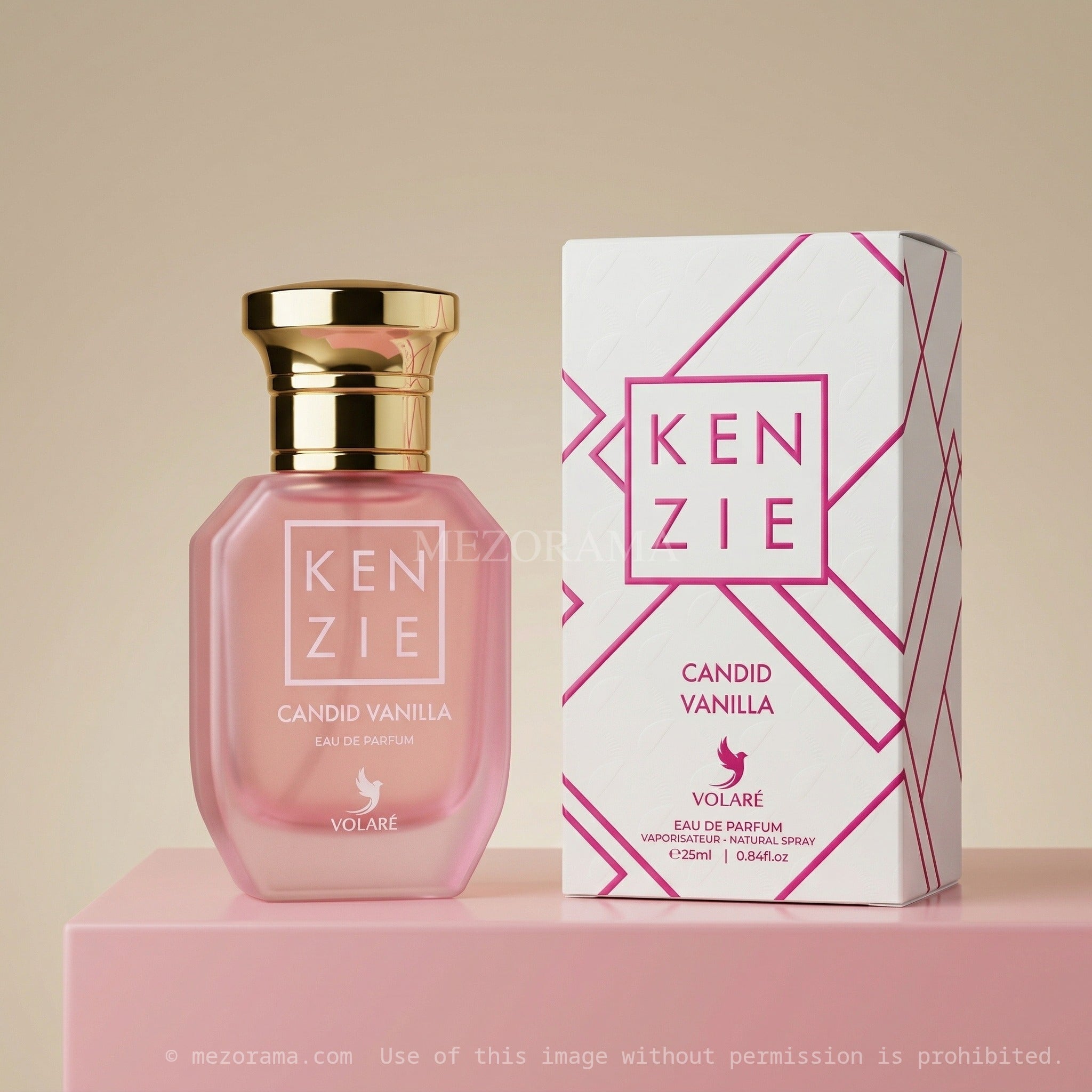 Parfum Féminin Format Voyage, Kenzie, Candid Vanilla, Eau de Parfum, 25ml