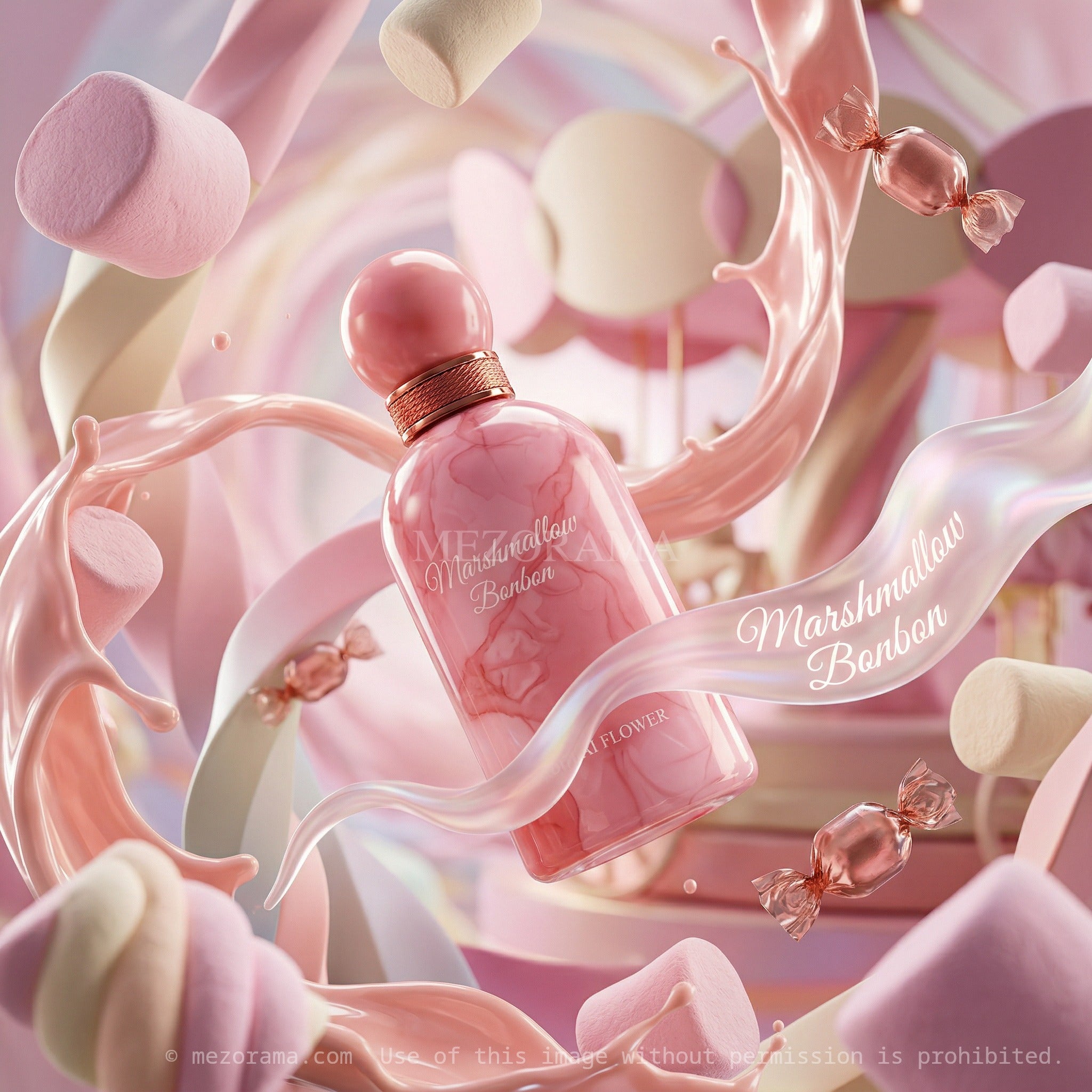 Sillage sucré irrésistible, Marshmallow Bonbon, Dubaï Flower, Parfum femme, 100ML