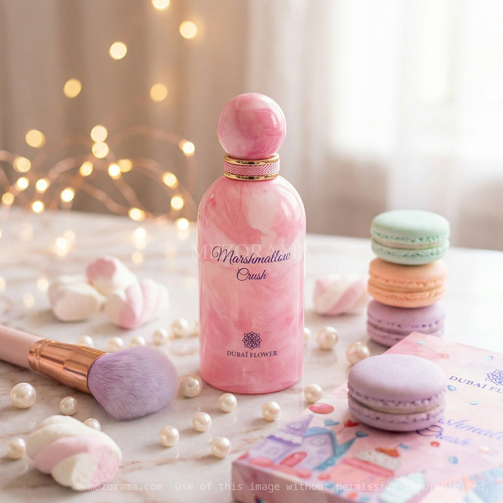 Douceur gourmande irrésistible, Marshmallow Crush Dubaï Flower, Parfum femme, 100ML