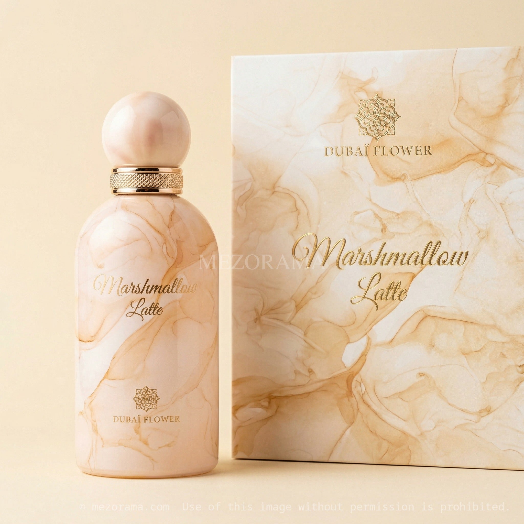 Parfum gourmand réconfortant, Marshmallow Latte, Dubaï Flower, Eau de Parfum,100ML