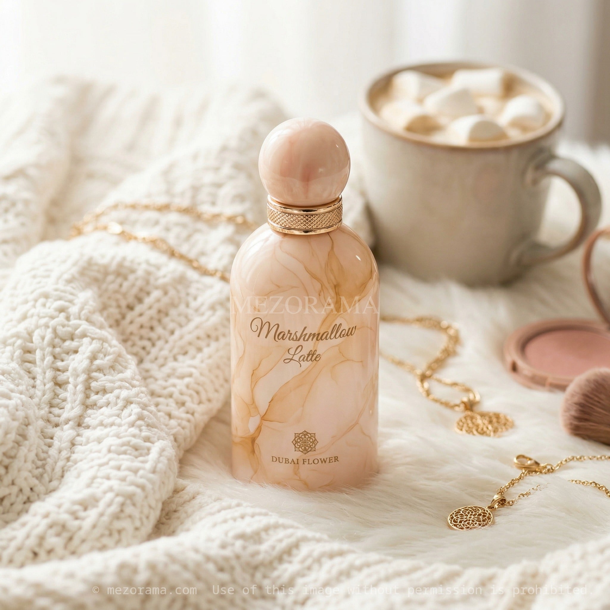 Parfum gourmand réconfortant, Marshmallow Latte, Dubaï Flower, Eau de Parfum,100ML