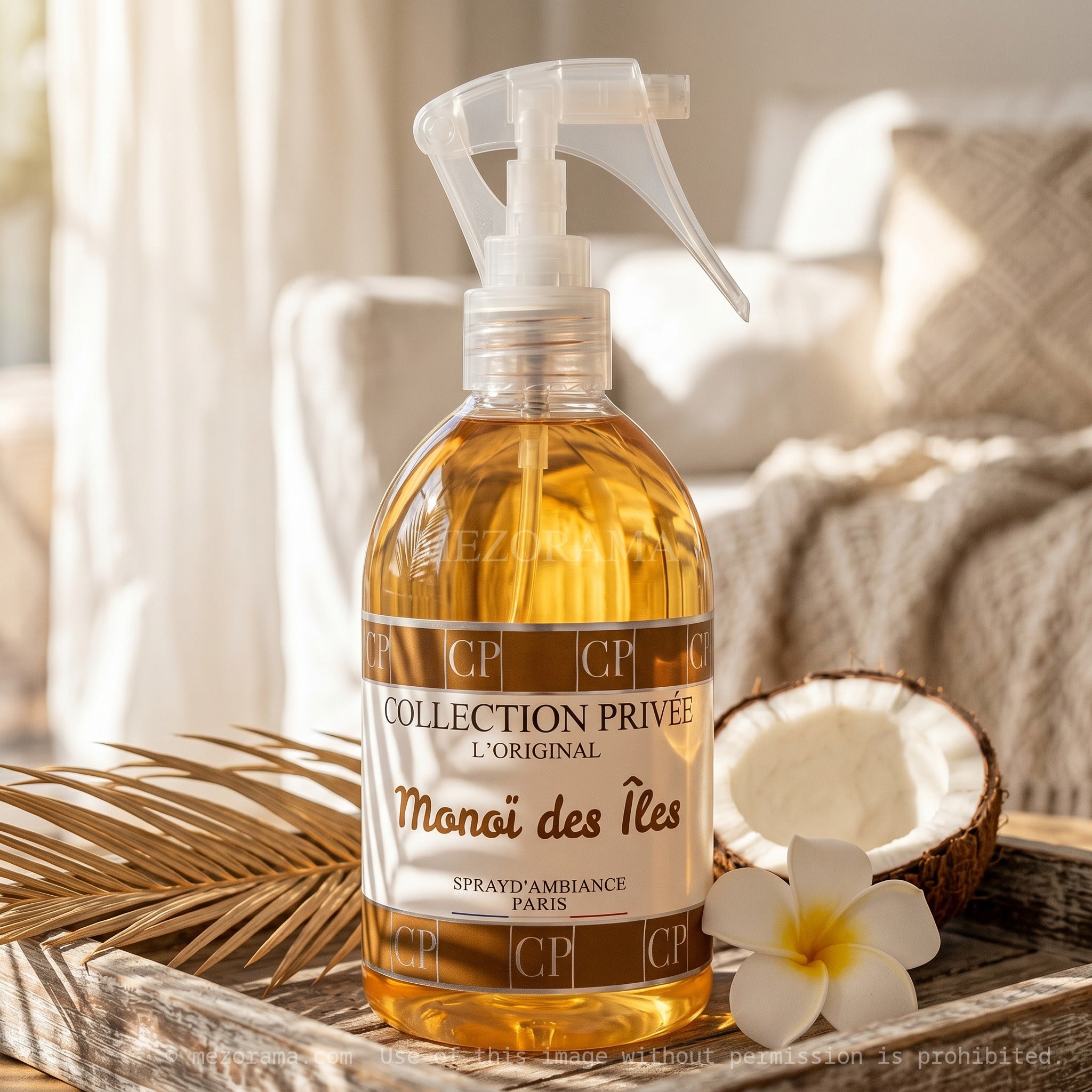 Parfum d’Intérieur, Parfum voiture, parfum en spray pour Textiles, Collection intense 250ml