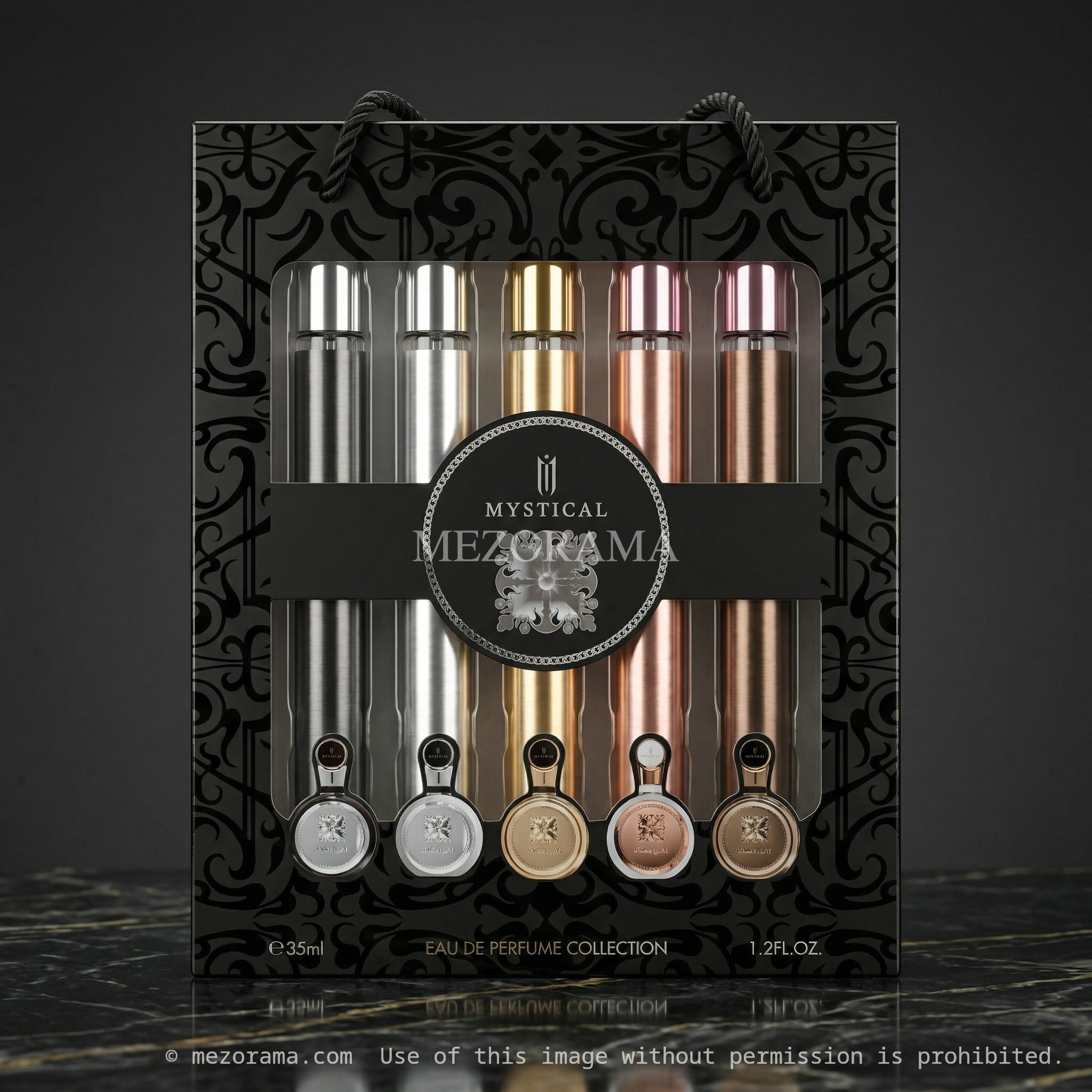 Coffret cadeau idéal, Mystical Eau de Parfum Collection, Ecrin Signature, Coffret parfum femme, 5x35ml