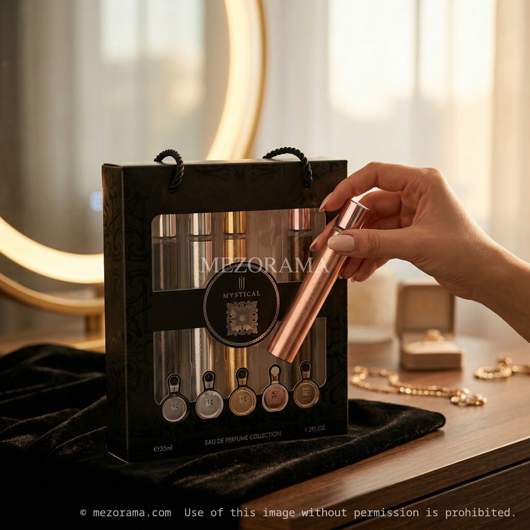 Coffret cadeau idéal, Mystical Eau de Parfum Collection, Ecrin Signature, Coffret parfum femme, 5x35ml