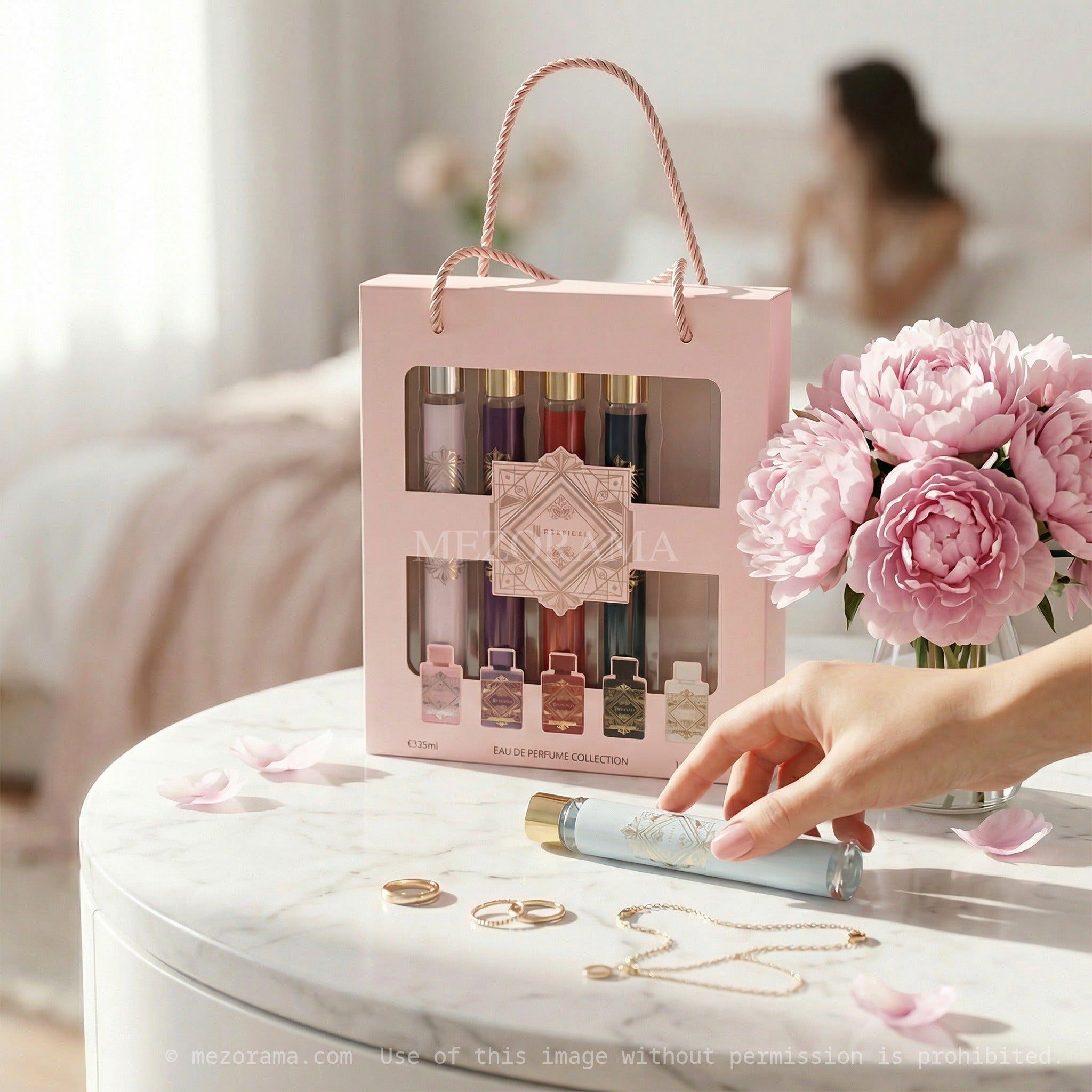 Coffret Cadeau Multi-Senteurs, Eau de Parfum Mystical, 5 Fragrances Assorties, Parfums Femme, 5x35ml