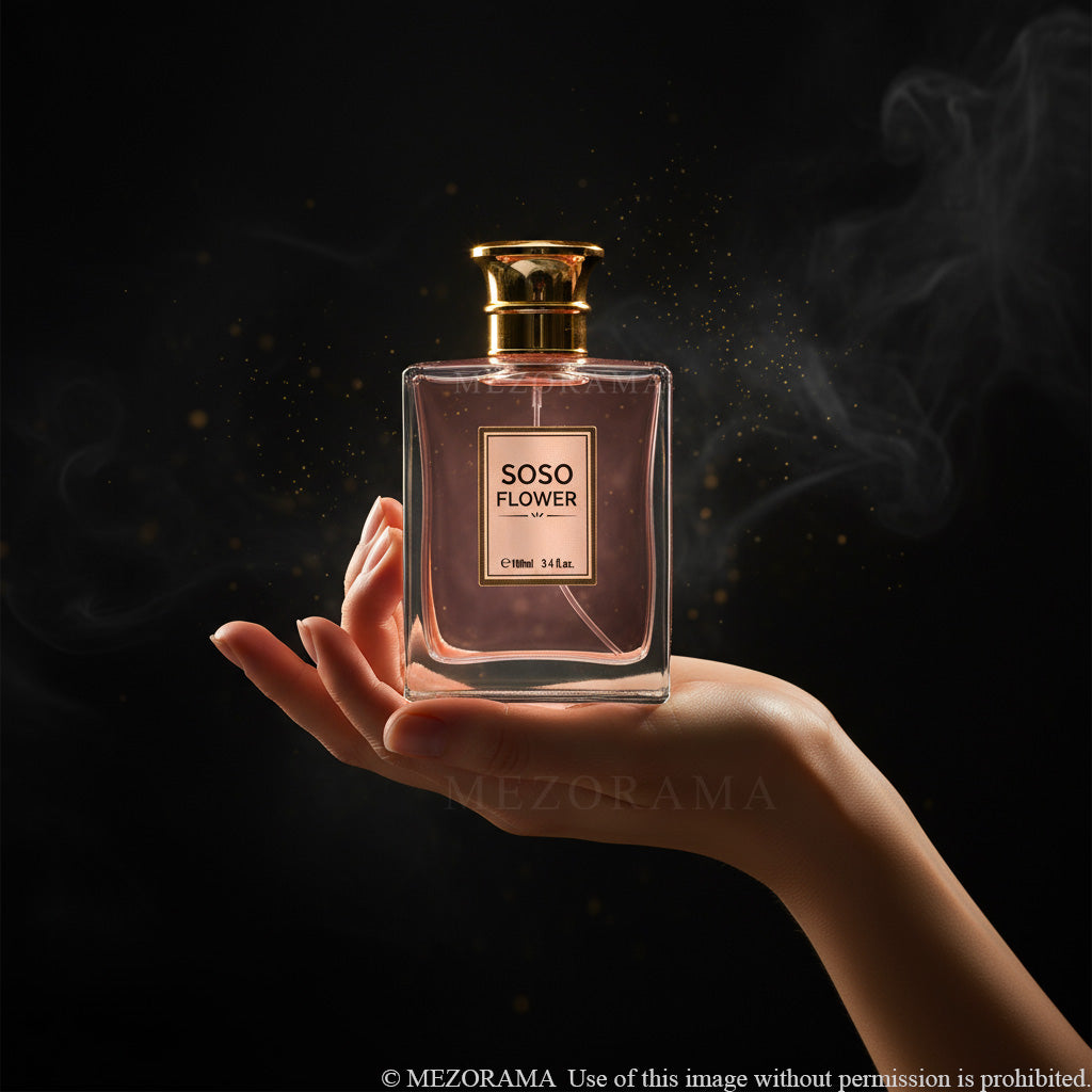 Floral Poudré Longue Tenue, SOSO FLOWER, Eau de Parfum, 100 ml