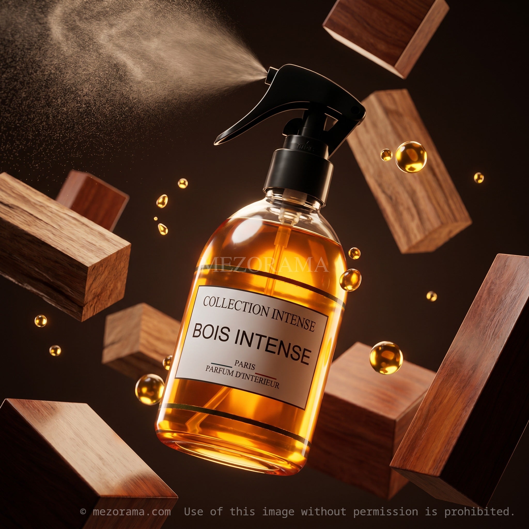 Bois Intense, Parfum d’Intérieur et Textiles, Collection Intense, 250ml