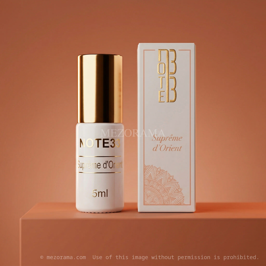 Parfum oriental intense, Suprême d'Orient NOTE33, Roll-on, Extrait de Parfum, 5ml