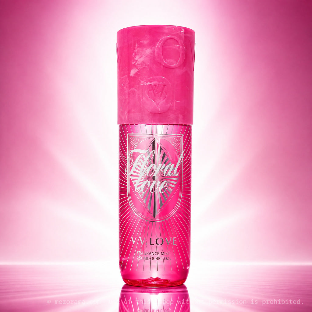 Fraîcheur florale quotidienne,V.V.LOVE, Floral Love, Senteur Florale, Brume corporelle, 150ml