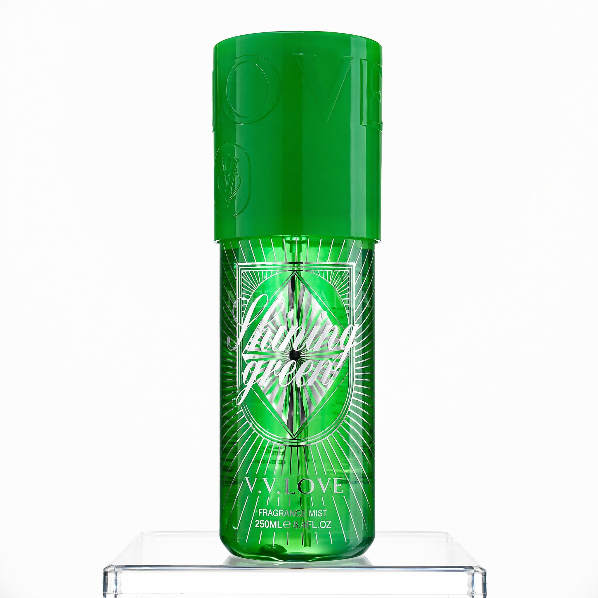 Fraîcheur vive et légère, V.V.LOVE, Shining Green, Brume parfumée pour le corps, 150ml