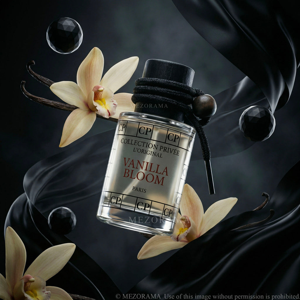 Parfum voiture, Vanilla Bloom, Diffuseur suspendu, 10ml