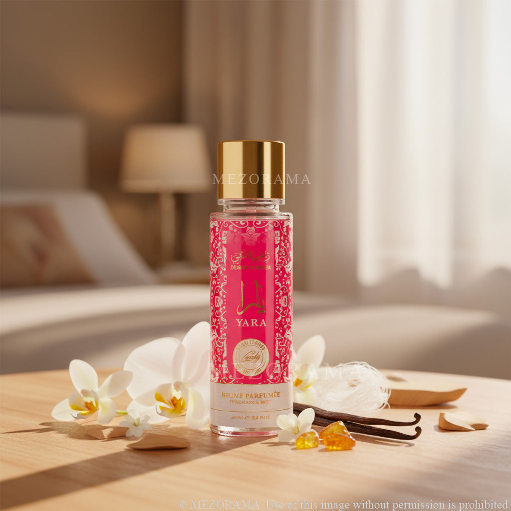 Brume Longue Tenue Virale, YARA CANDY, Brume Parfumée Corps & Cheveux, 250 ml