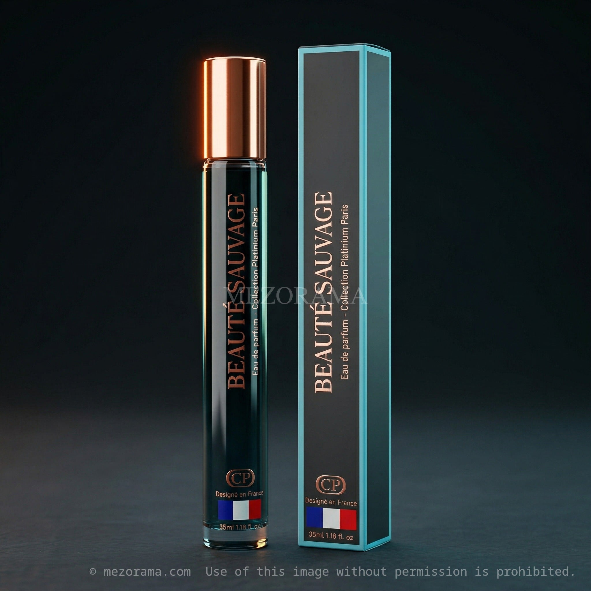 Parfum intense de voyage, Beauté Sauvage, Collection Platinium, Eau de Parfum, 35ml