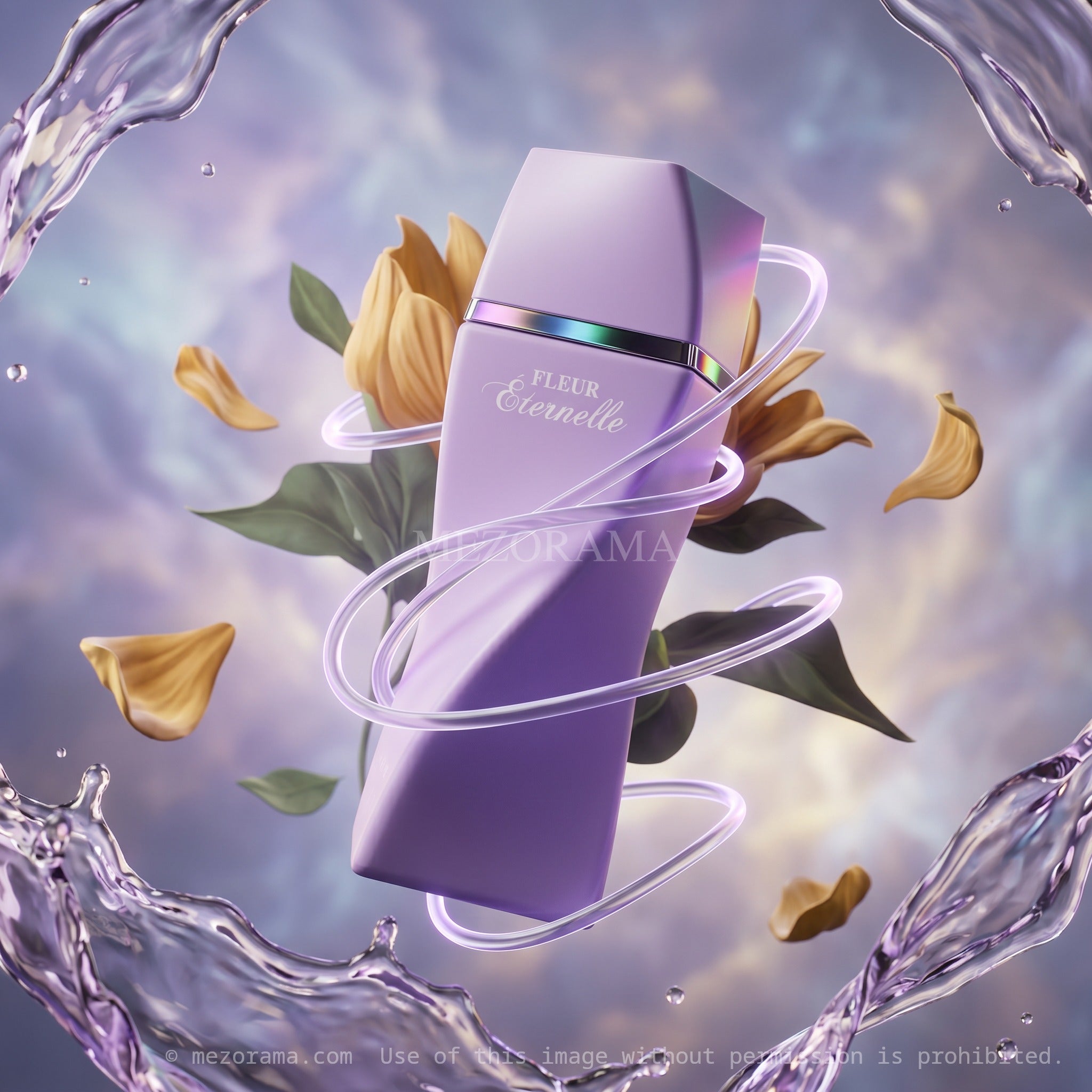 Parfum floral élégant, Fleur Éternelle Harmony, Lilas, Eau de Parfum, 100ml