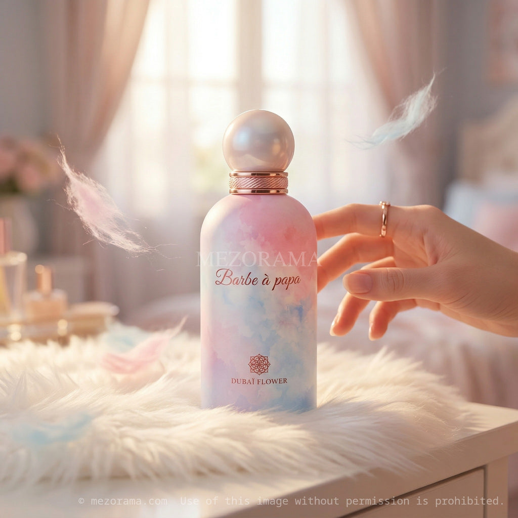 Parfum gourmand sucré, Barbe à papa, Dubaï Flower, Parfum femme, 100ML
