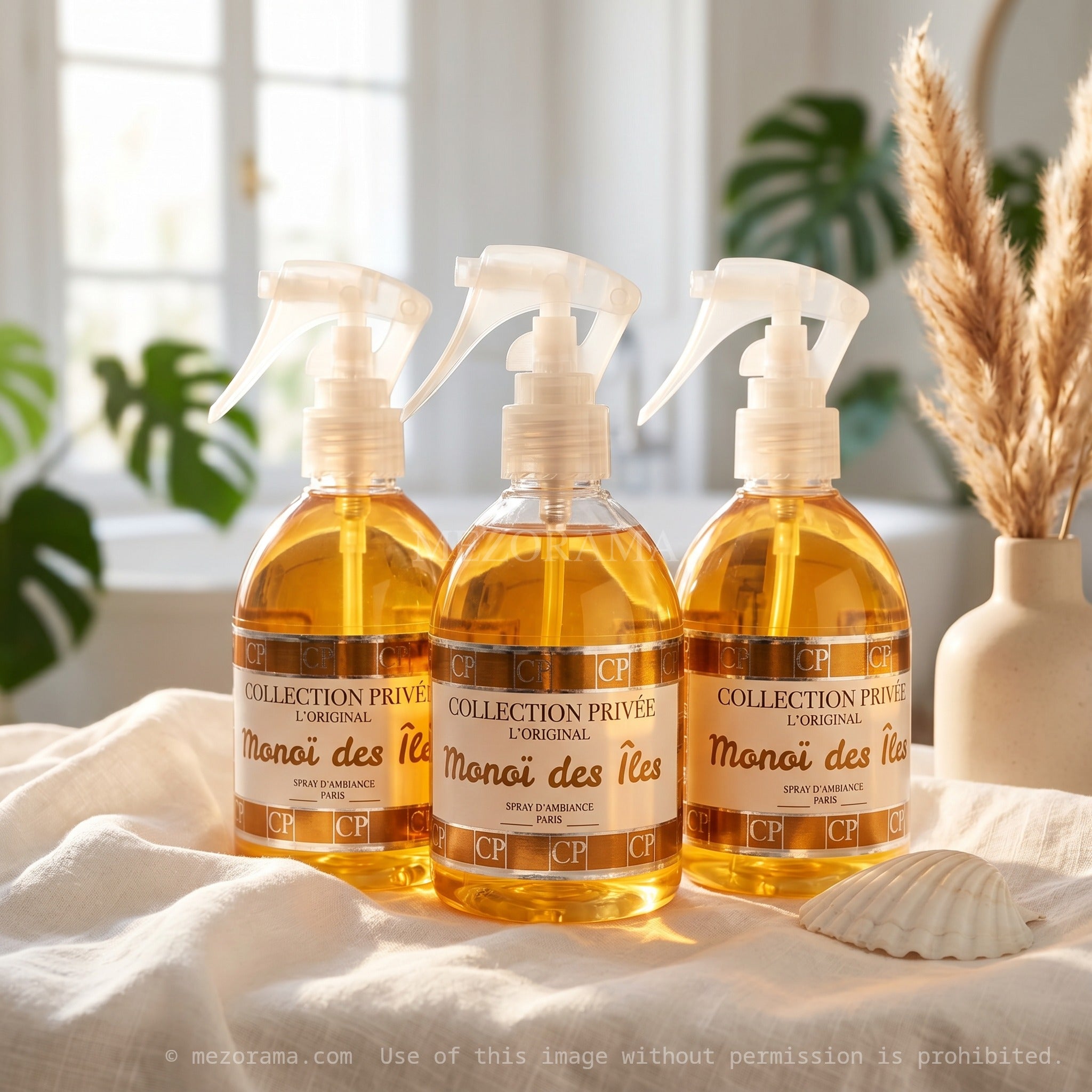 Voyage tropical à domicile, Collection Privée L'Original, Monoï des Îles, Spray d'Ambiance, 250ml(abc)