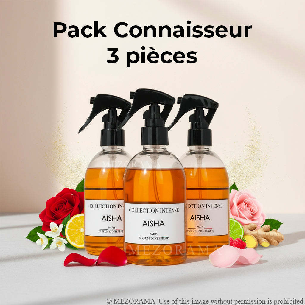 AISHA, Parfum d’Intérieur et Textiles, Collection Intense, 250ml